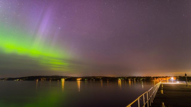 Northern lights dazzle U.S. skies amid rare geomagnetic storm