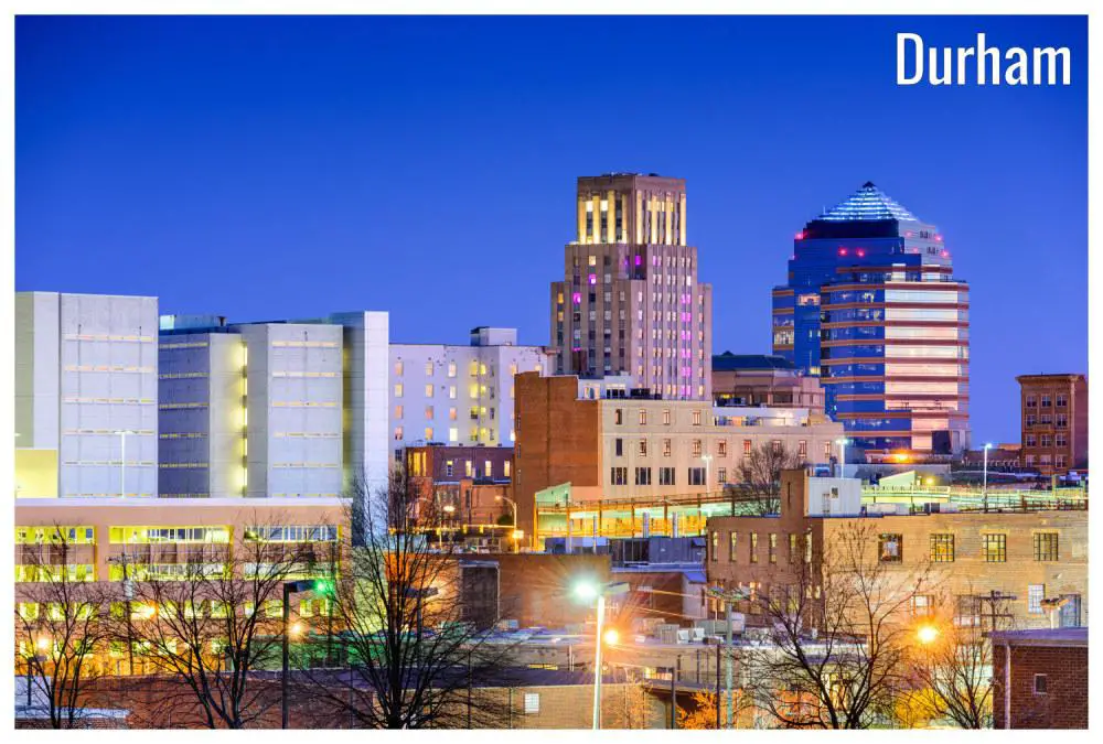 Yearly & Monthly weather Durham, NC