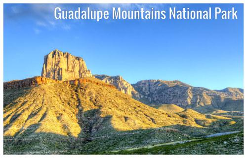 The mighty El Capitan located in Guadalupe Mountains National Park, Texas