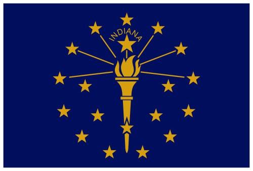 Flag of Indiana, USA