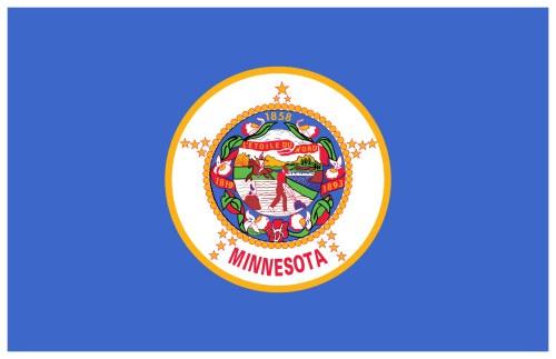 Flag of Minnesota, USA