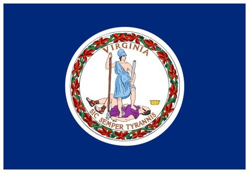 Flag of Virginia, USA