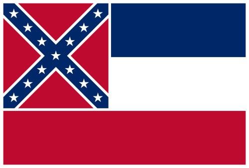 Flag of Mississippi, USA