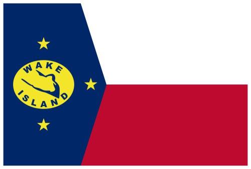 Flag of Wake Island, USA