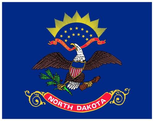 Flag of North Dakota, USA