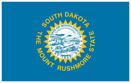 Flag of South Dakota, USA