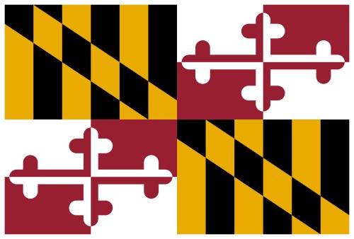 Flag of Maryland, USA