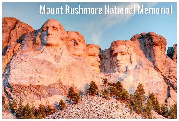 The Black Hills on Mount Rushmore Memorial National Park in South Dakota The Black Hills on Mount Rushmore Memorial National Park in South Dakota