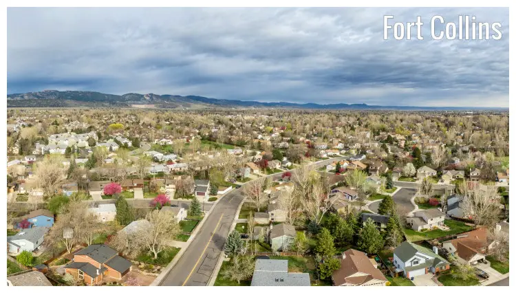 A scenic residential estate in Fort Collins, Colorado A scenic residential estate in Fort Collins, Colorado