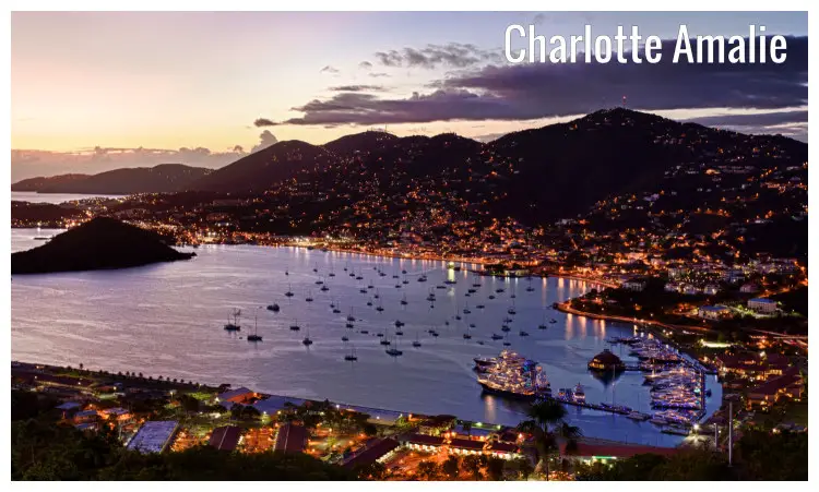 The Charlotte Amalie Harbour within the United States Virgin Islands The Charlotte Amalie Harbour within the United States Virgin Islands
