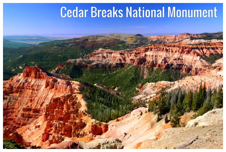 The natural rock formation in Cedar Breaks National Monument, Utah The natural rock formation in Cedar Breaks National Monument, Utah