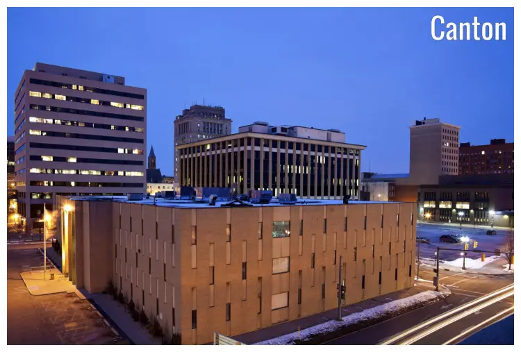 A part of the large city of Canton in Ohio