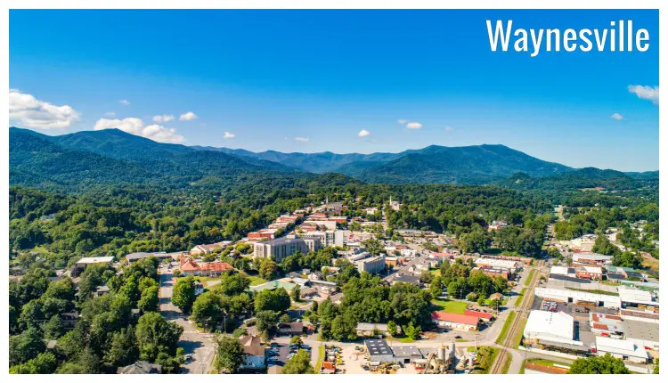 The townscape of Waynesville in North Carolina The townscape of Waynesville in North Carolina