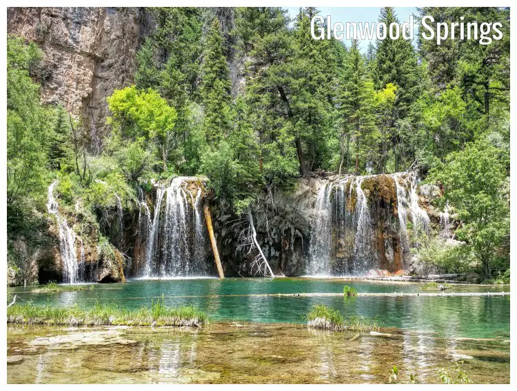 The natural beauty of Glenwood Springs, Colorado, in the tourist spot of the Hanging Lake The natural beauty of Glenwood Springs, Colorado, in the tourist spot of the Hanging Lake