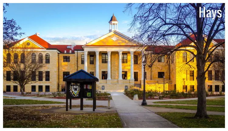Famous Picken Hall in the Fort Hays State University, Kansas Famous Picken Hall in the Fort Hays State University, Kansas