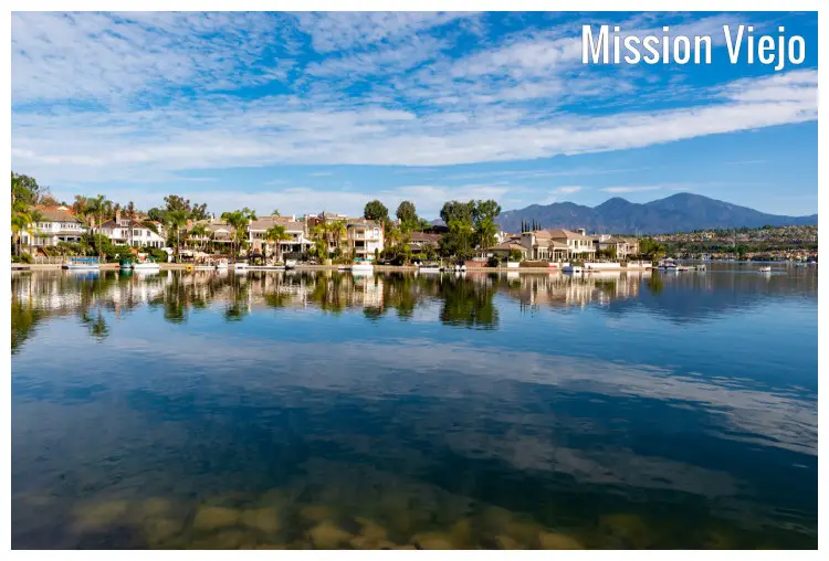 The calm waters on Lake Mission Viejo, California, The calm waters on Lake Mission Viejo, California,