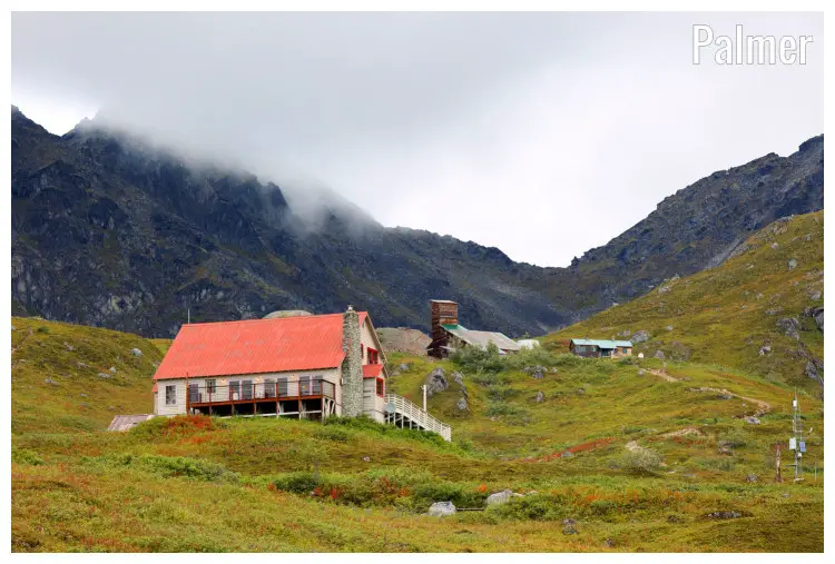 The scenic Mountain Park within the Mine State Historical Park in Palmer Province, Alaska