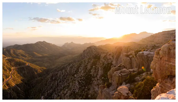 Mount Lemmon Ski Valley from atop the Mount Lemmon, Arizona