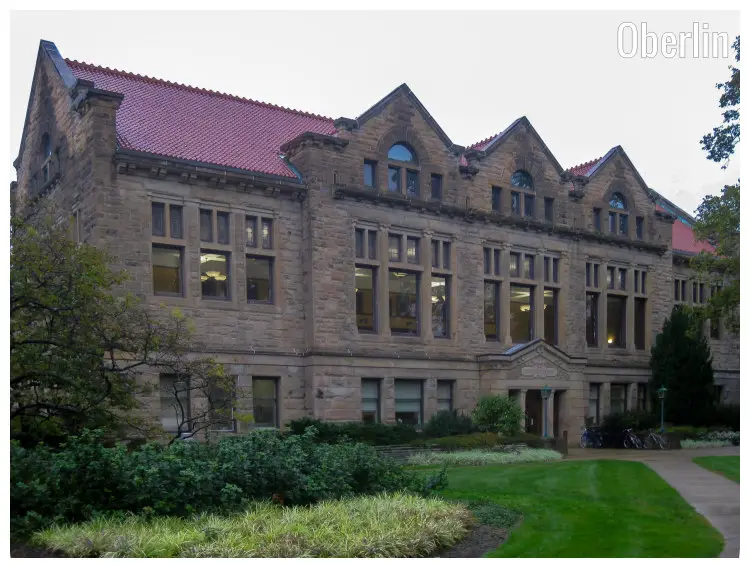 An old stone building in a university campus of liberal arts, located in Oberlin, Ohio An old stone building in a university campus of liberal arts, located in Oberlin, Ohio