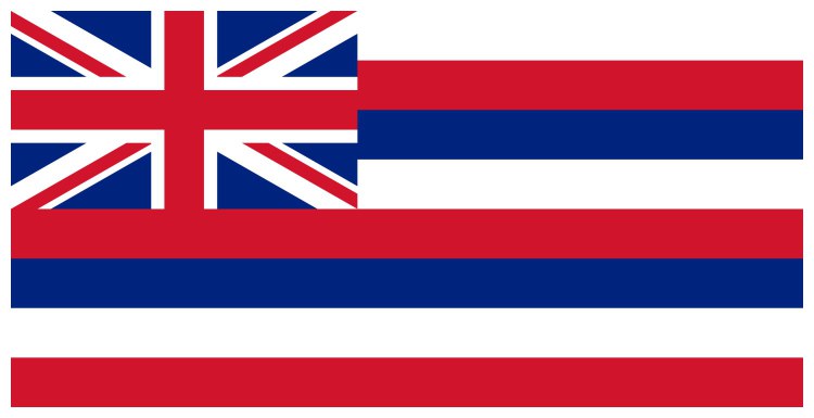 Flag of Hawaii, USA