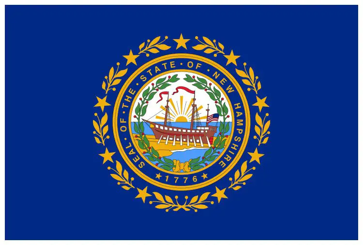 Flag of New Hampshire, USA Flag of New Hampshire, USA