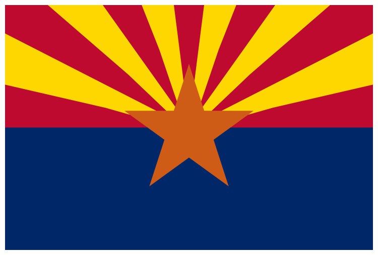 Flag of Arizona, USA