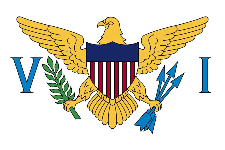 Flag of United States Virgin Islands, USA