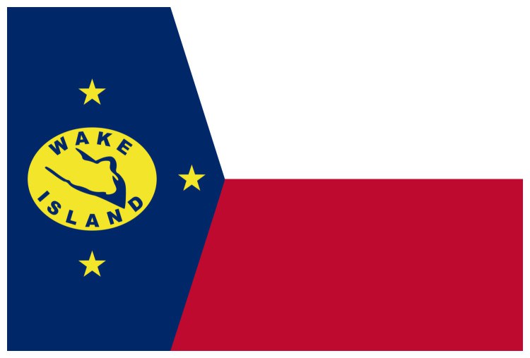 Flag of Wake Island, USA