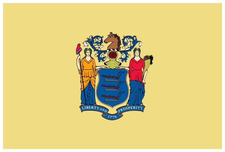 Flag of New Jersey, USA Flag of New Jersey, USA