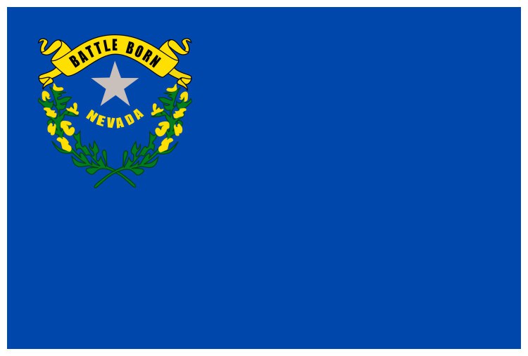 Flag of Nevada, USA