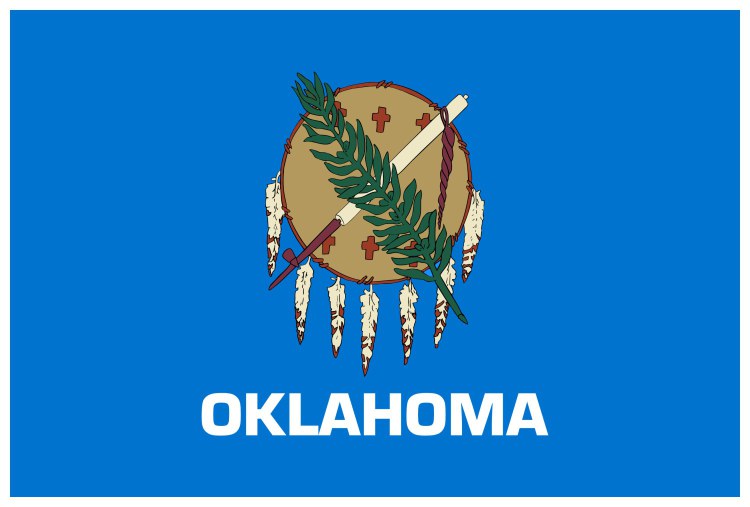 Flag of Oklahoma, USA Flag of Oklahoma, USA