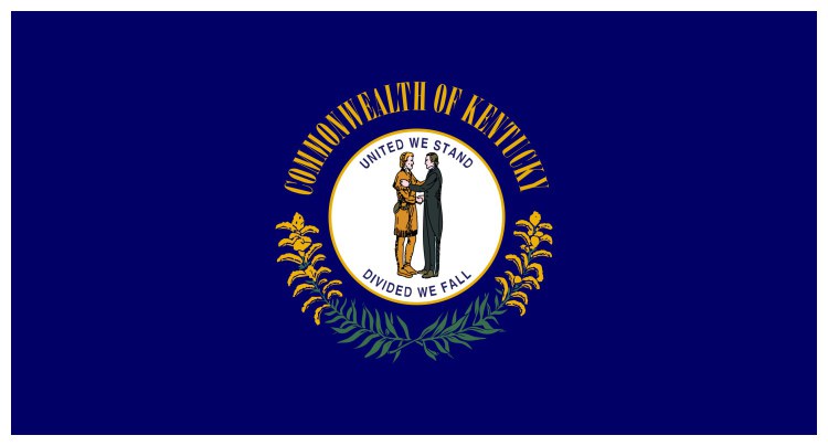 Flag of Kentucky, USA