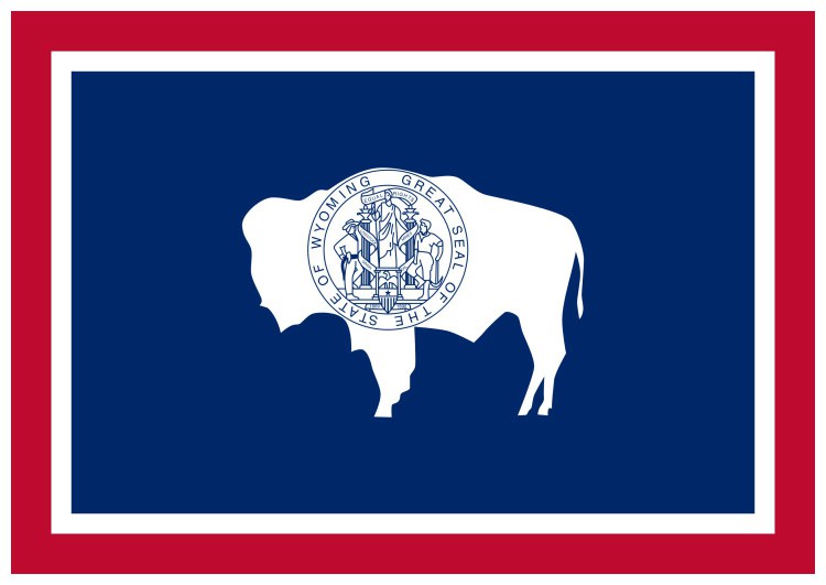 Flag of Wyoming, USA