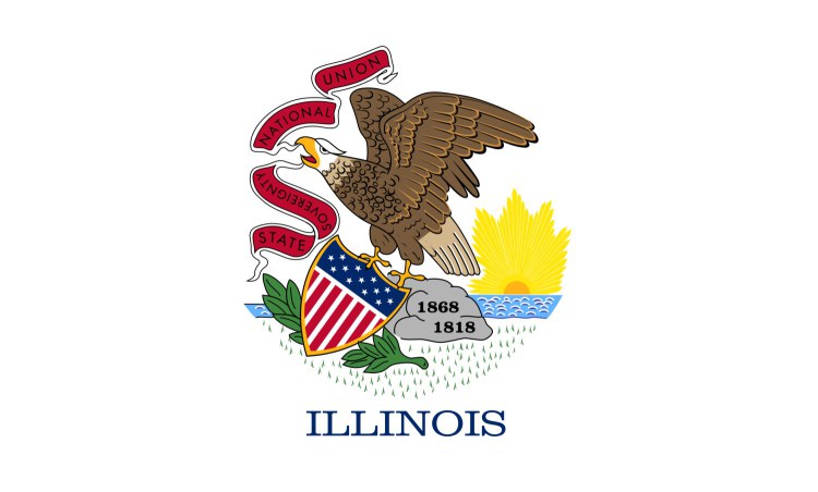 Flag of Illinois, USA Flag of Illinois, USA