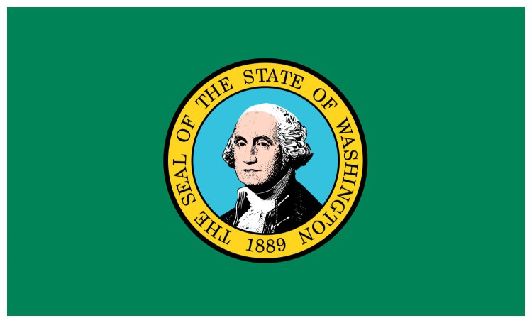 Flag of Washington, USA