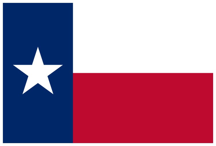 Flag of Texas, USA