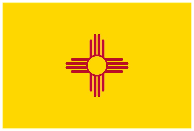 Flag of New Mexico, USA