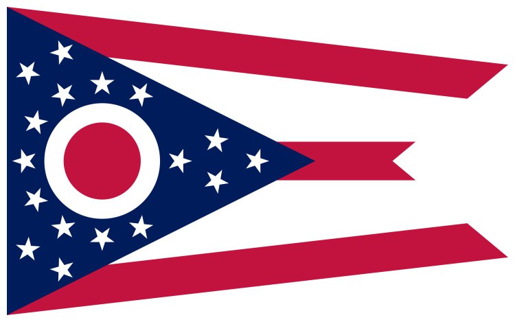 Flag of Ohio, USA