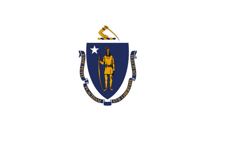 Flag of Massachusetts, USA