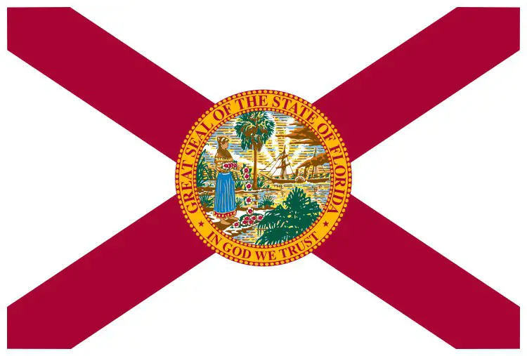 Flag of Florida, USA